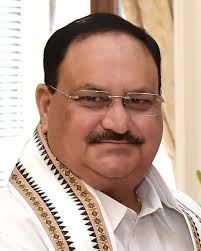 Close portrait of Jagat Prakash Nadda wearing spectacles